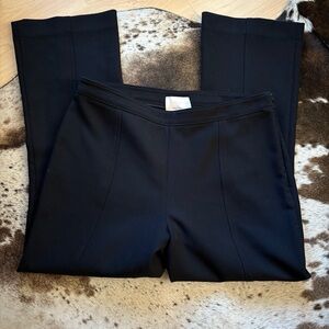 CINQ A SEPT Black‎ Straight Leg Pleated Trouser Pants Size 8
